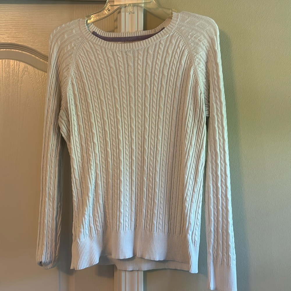 Long sleeve, knit patter sweater top